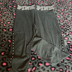 PINK Victoria's Secret Charcoal Leggings